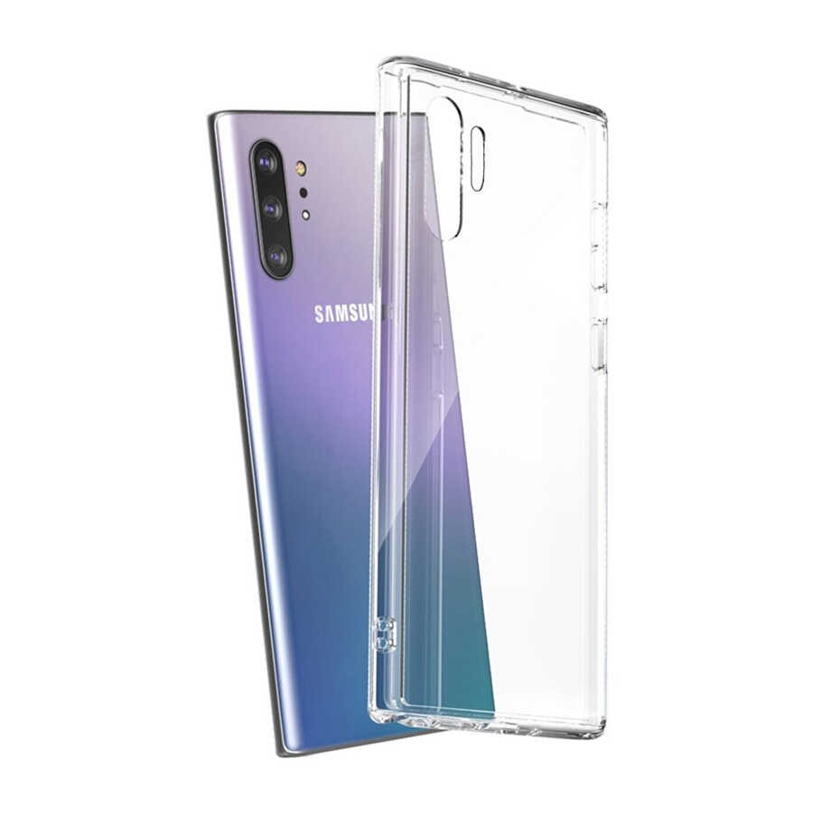 Galaxy Note 10 Plus Kılıf Zore Kamera Korumalı Süper Silikon Kılıf