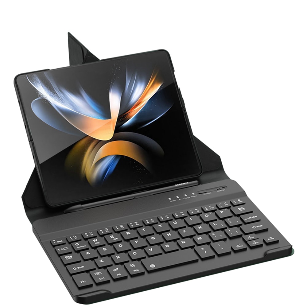 Galaxy Z Fold 4 Standlı Bluetooth Klavyeli Zore Kıpta Keyboard Set