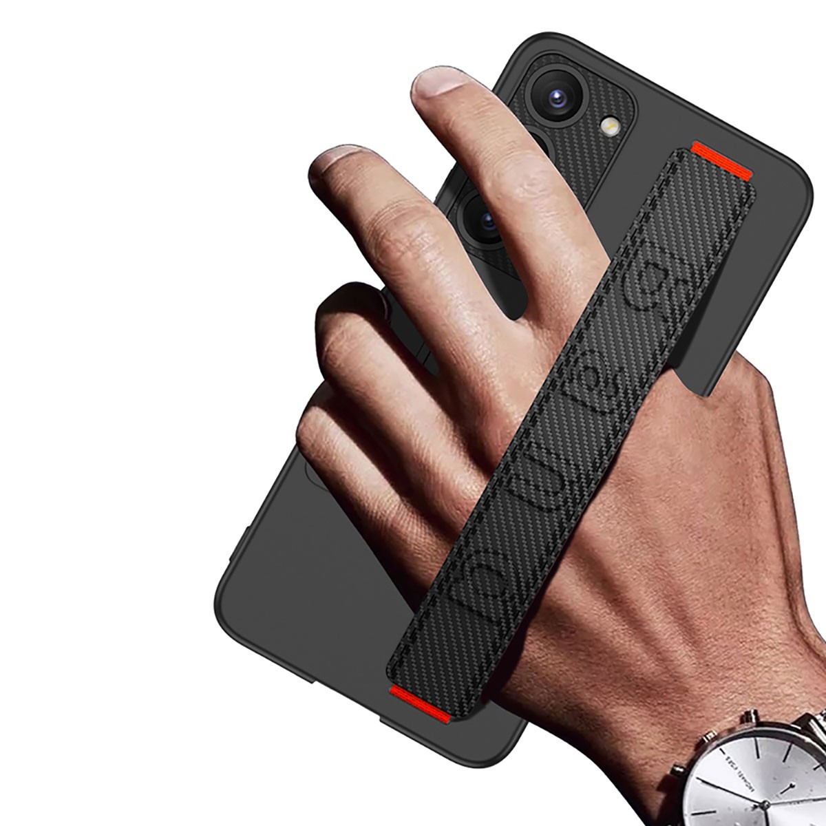 Galaxy S23 Plus Standlı El Tutacaklı Zore Band