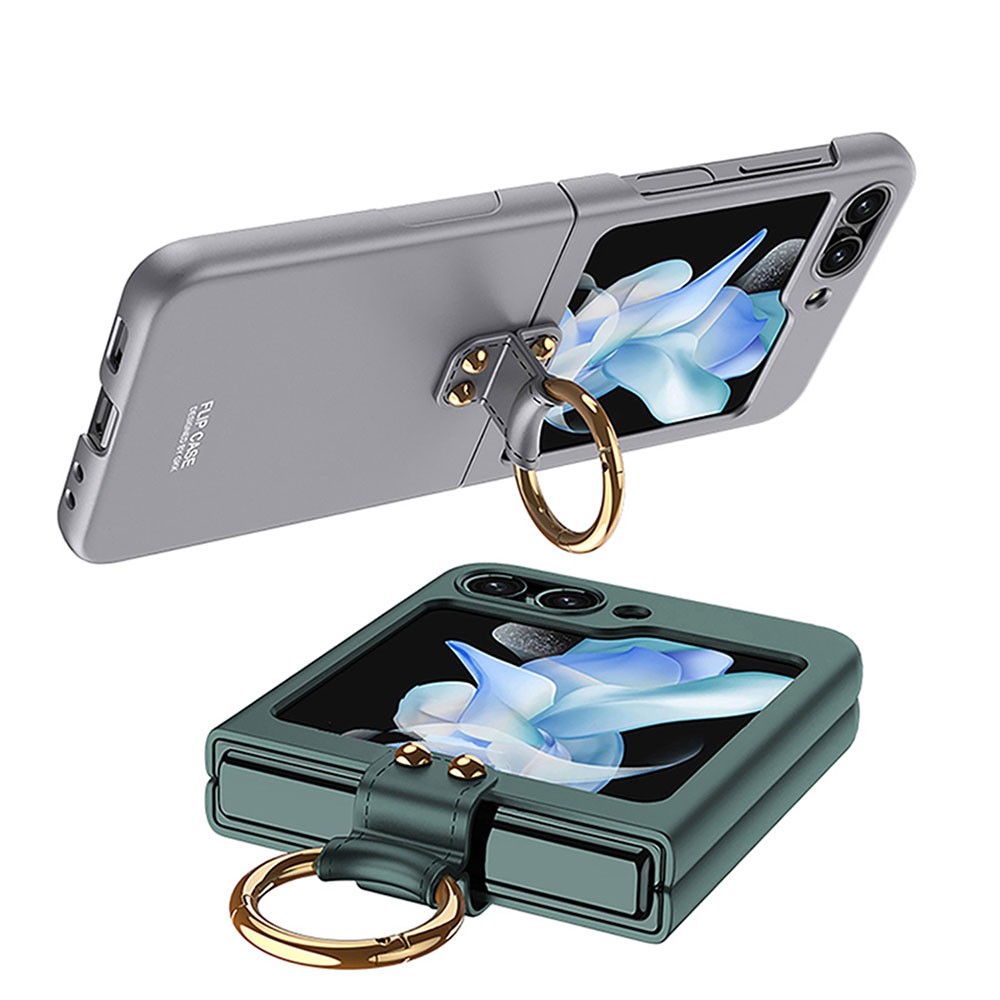 Galaxy Z Flip 5 Zore Kıpta Yüzüklü Flip Sert