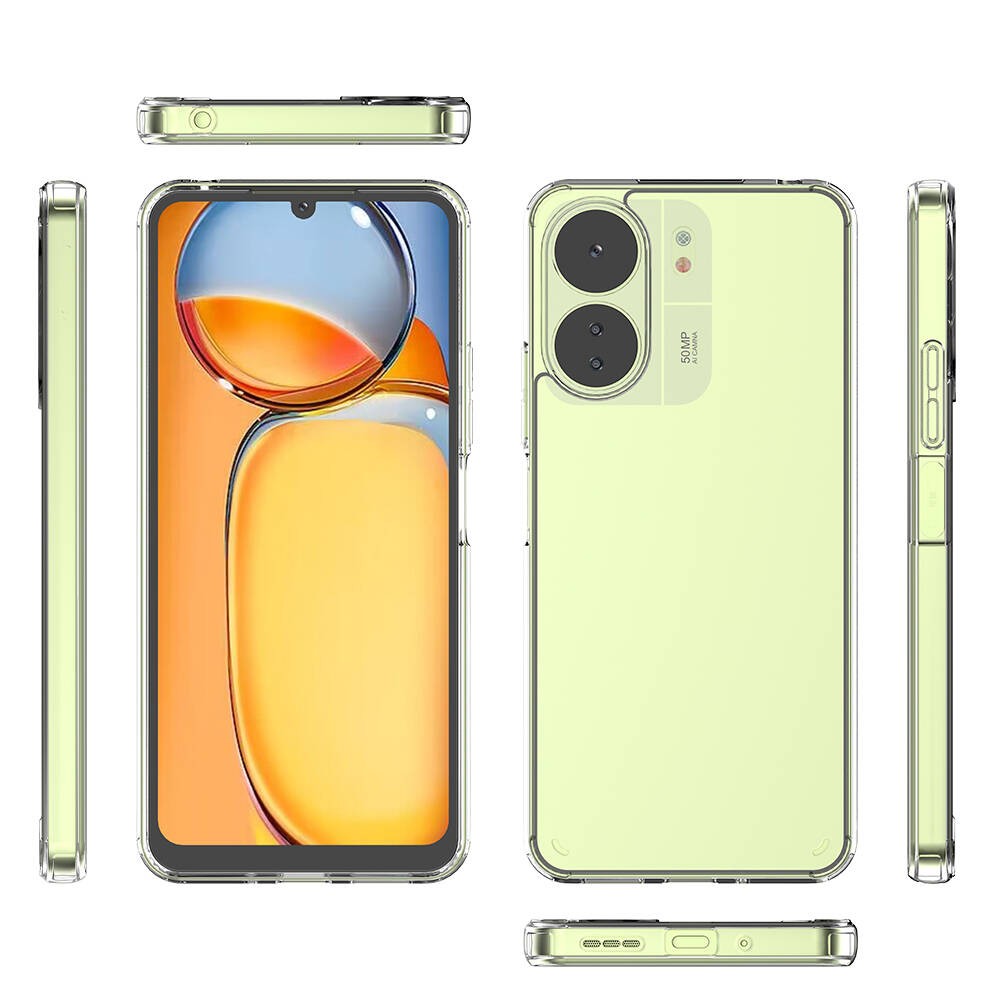 Poco C65 Case Zore Transparent Cover