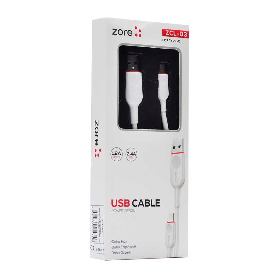 Zore ZCL-03 Type-C Usb Kablo