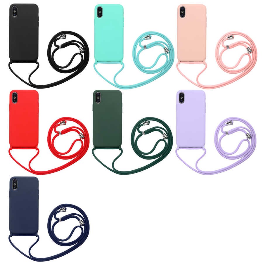 iPhone XS 6.5 Boyun Askılı Lansman Kılıf (Seyahat-Gezi)