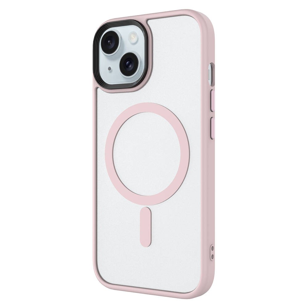 iPhone 14 Kılıf Mat Arka Yüzey Wireless Şarj Özellikli Zore Flet Magsafe Kılıf