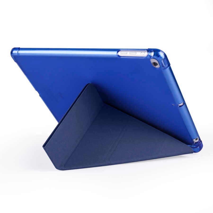 iPad 9.7 2017 (5.Nesil)  Zore Tri Folding Kalem Bölmeli Standlı