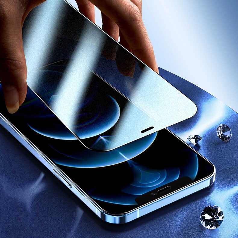 iPhone 14 Plus Zore Fit Hard Mat Privacy Cam Ekran Koruyucu