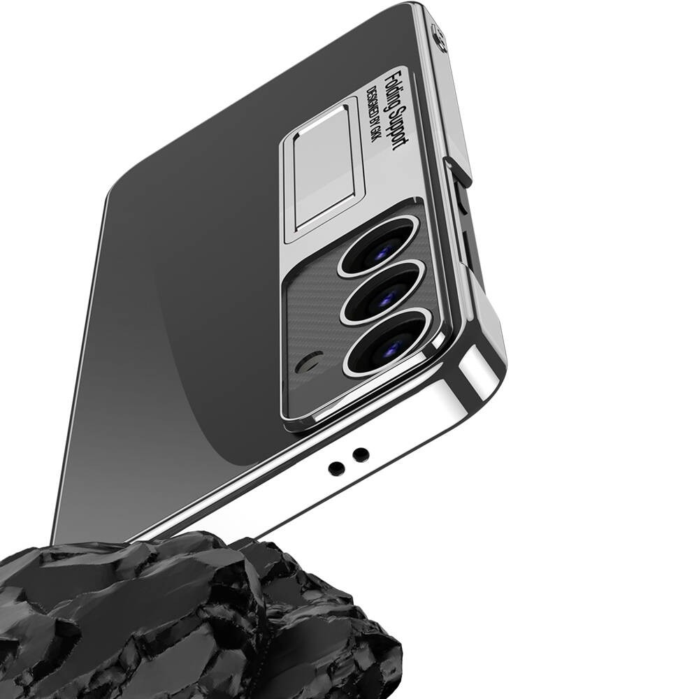 Galaxy S24 Kamera Korumalı Şeffaf Tasarımlı Zore Lego Standlı