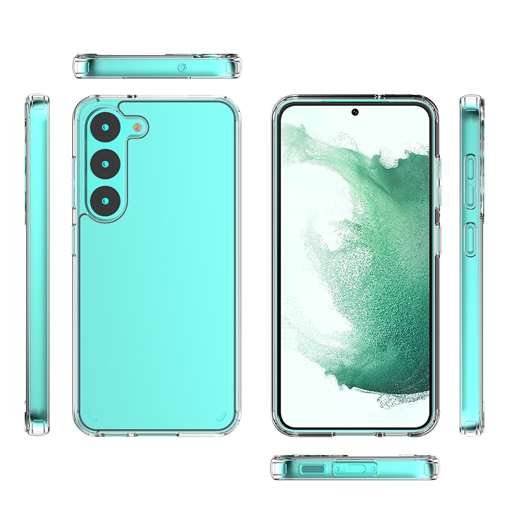 Zore Transparent Case Compatible with Galaxy S23 Plus