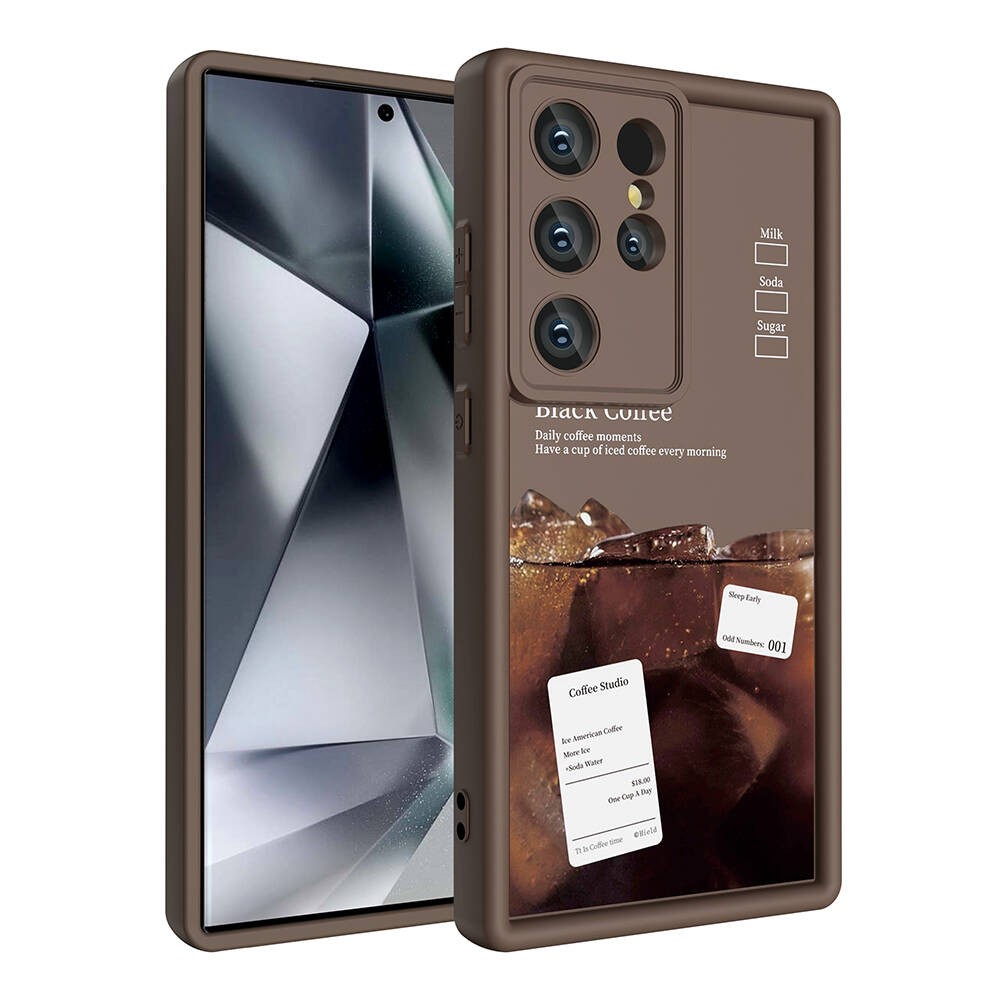 Galaxy S23 Ultra Kamera Korumalı Baskılı Arka Yüzey Zore Klas Kılıf