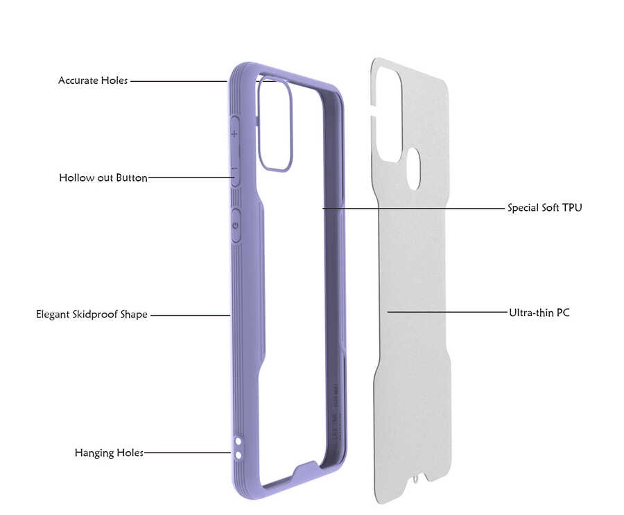 Galaxy M31 Kılıf Zore Parfe Kılıf