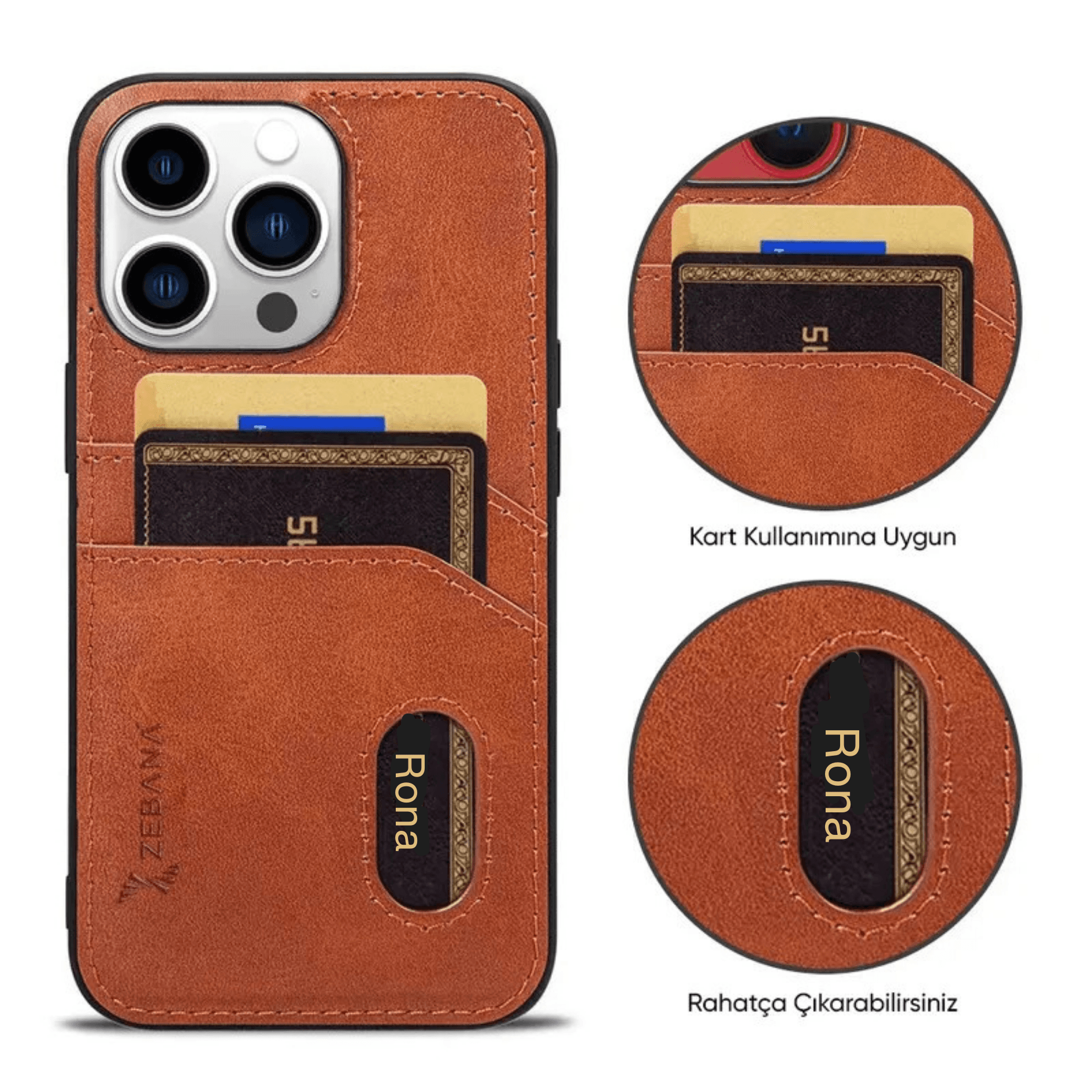 Samsung Galaxy S23 Ultra Zebana Kartlıklı Pu Deri Kılıf