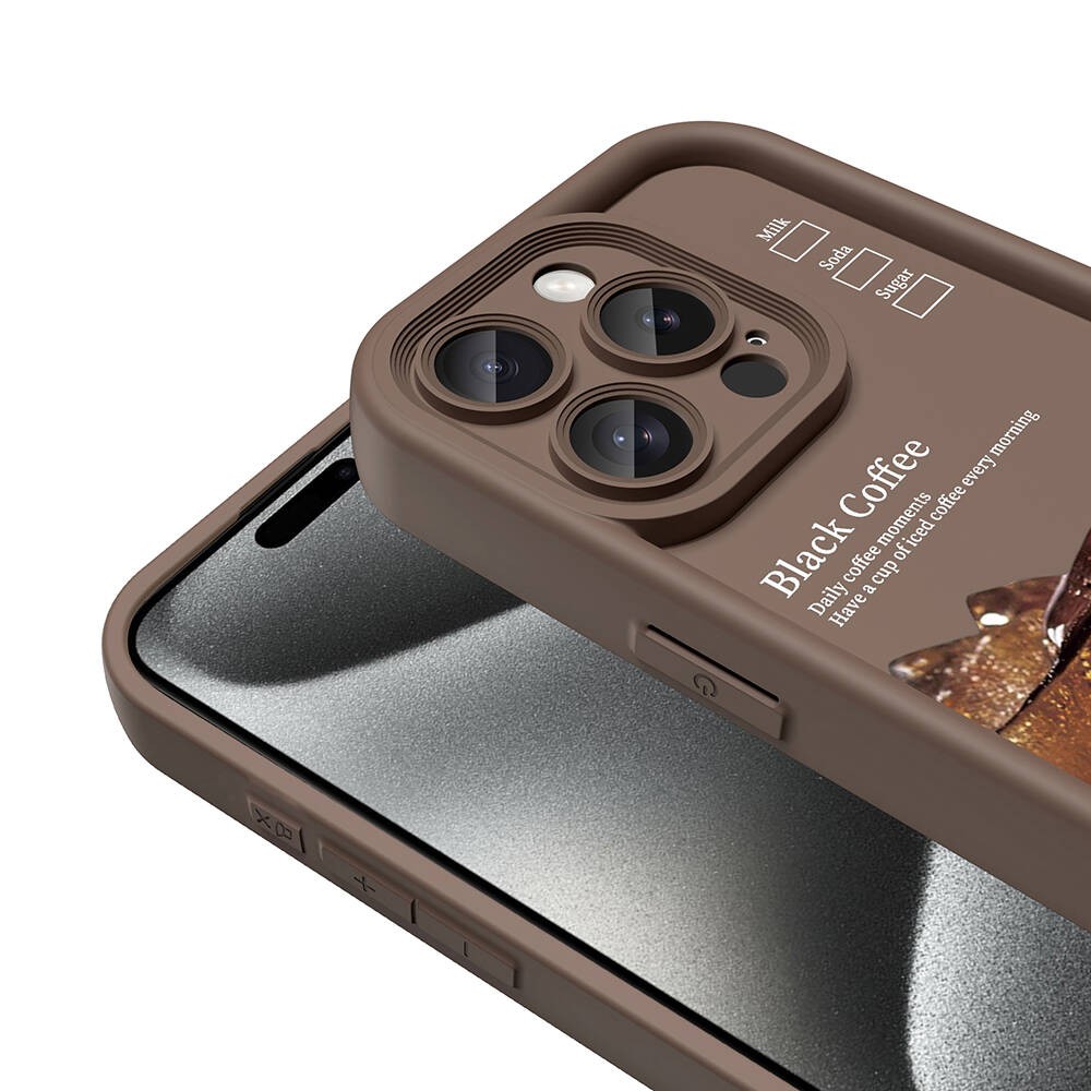 iPhone 15 Pro Max Kamera Korumalı Baskılı Arka Yüzey Zore Klas Kılıf