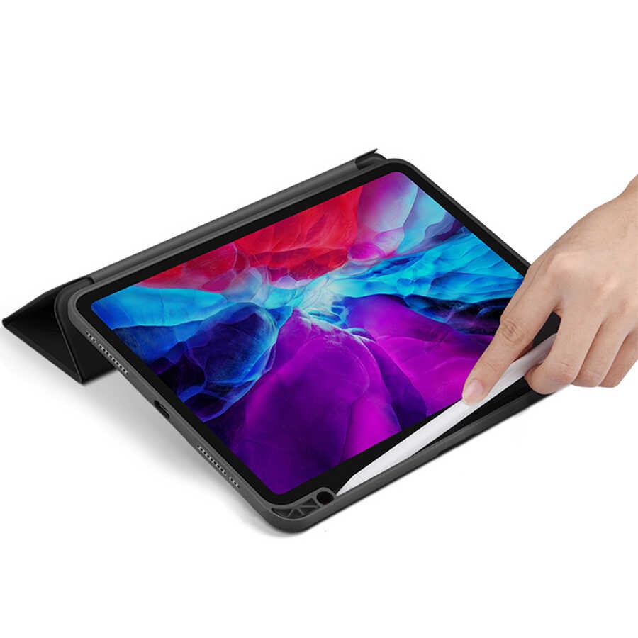 iPad Pro 11 2020 (2.Nesil)  Zore Nort Arkası Şeffaf Standlı