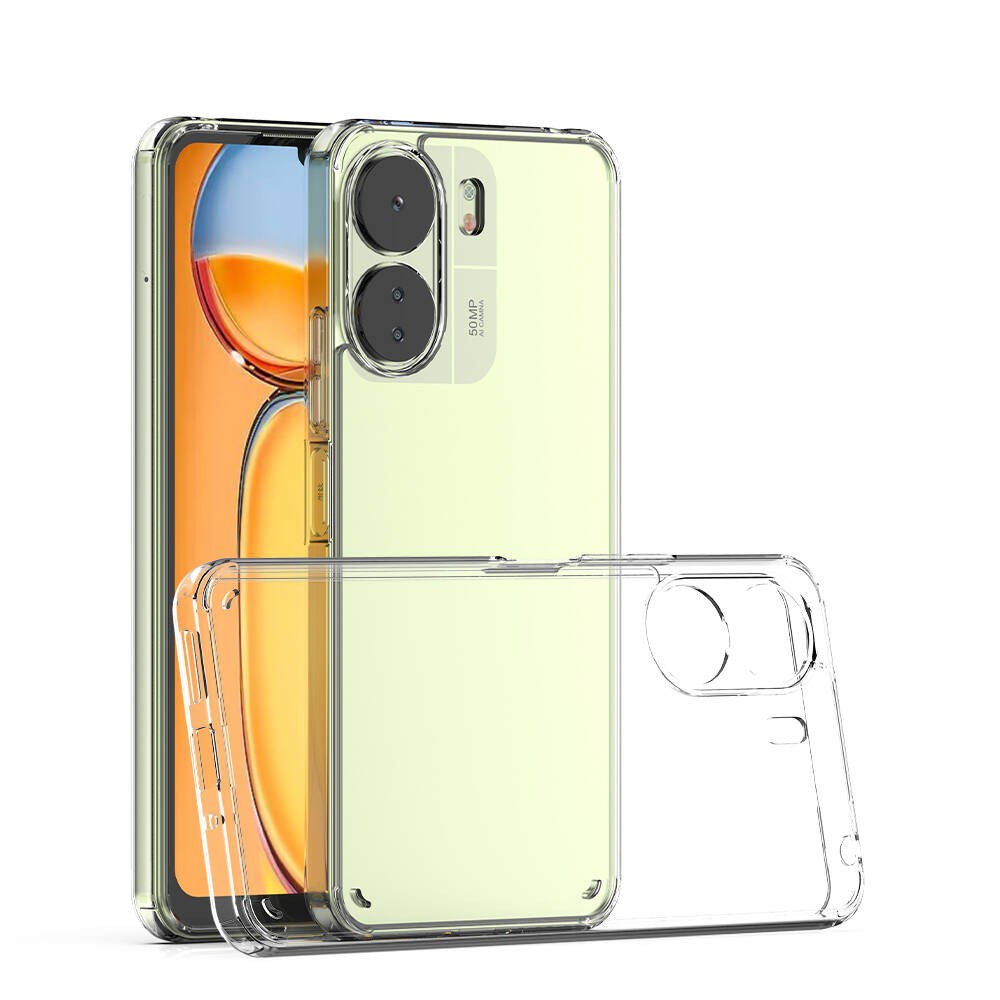 Poco C65 Case Zore Transparent Cover