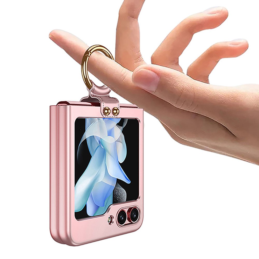 Galaxy Z Flip 5 Zore Kıpta Yüzüklü Flip Sert