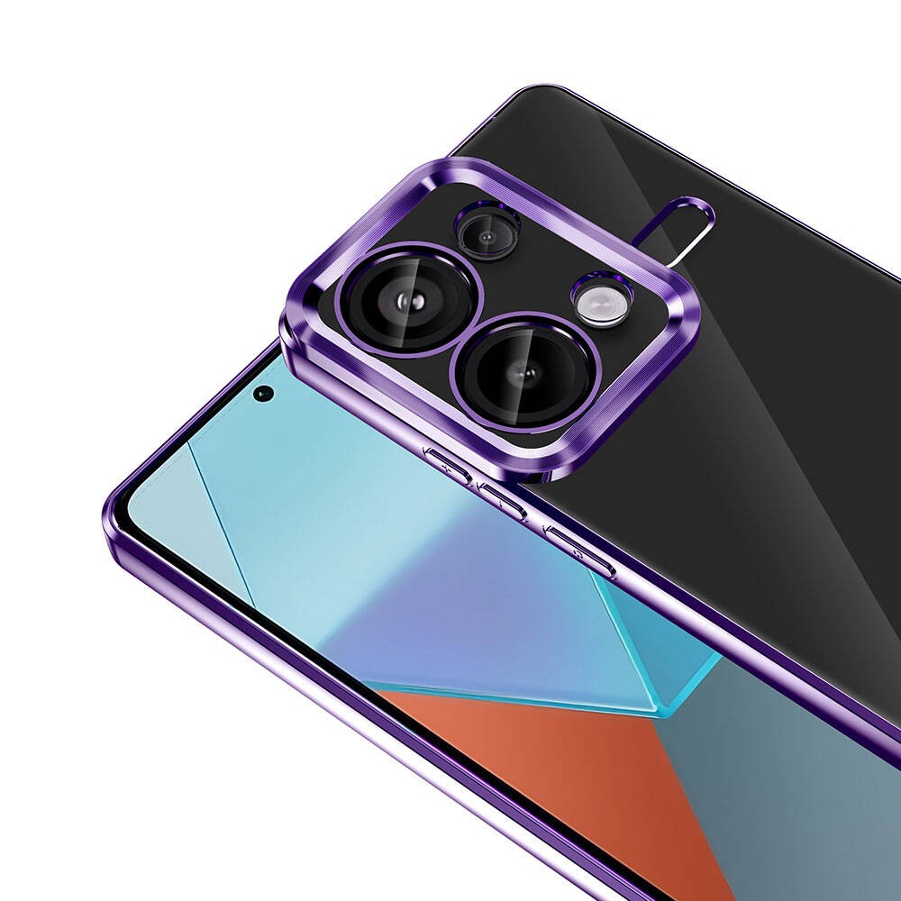 Xiaomi Redmi Note 13 Pro 4G Kamera Korumalı Logo Gösteren Zore Omega Kılıf