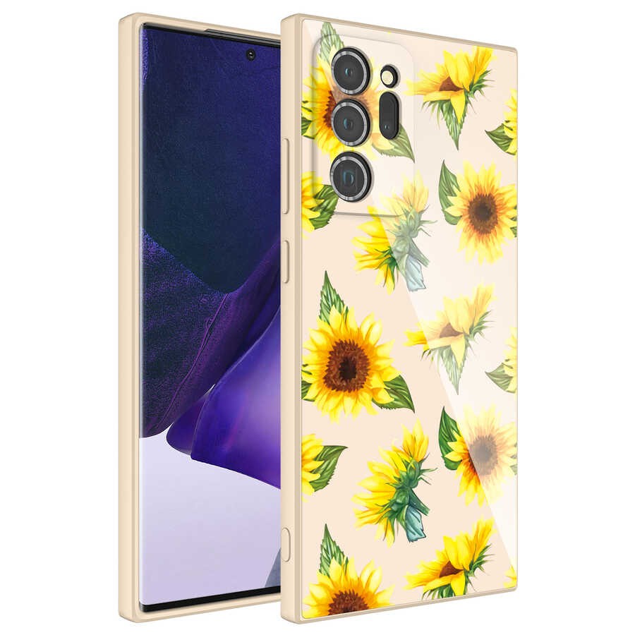 Galaxy Note 20 Ultra Kamera Korumalı Desenli Sert Silikon Zore Epoksi Kılıf