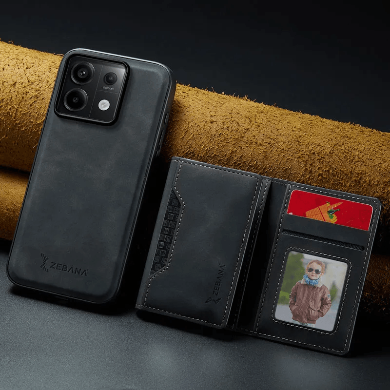 Xiaomi Redmi Note 13 Pro 5G Uyumlu Zebana 2in1 Elite Class Cüzdanlı Deri Kılıf