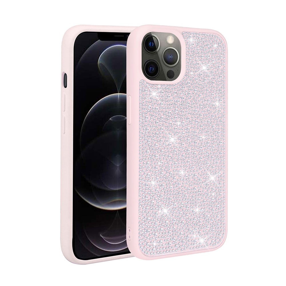 iPhone 12 Pro Parlak Taşlı Tasarım Zore Ston