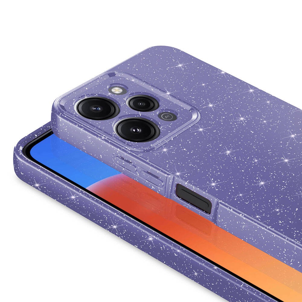 Xiaomi Redmi 12 Kamera Korumalı Simli Lüks Zore Koton Kılıf