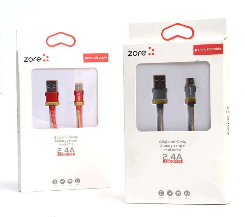 Zore Poro Micro Usb Cable 1M