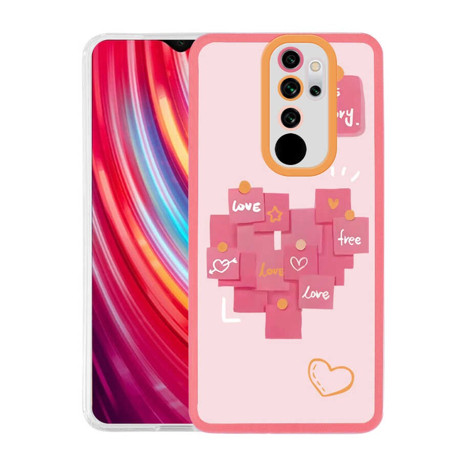 Xiaomi Redmi Note 8 Pro Zore M-Fit Desenli Kapak