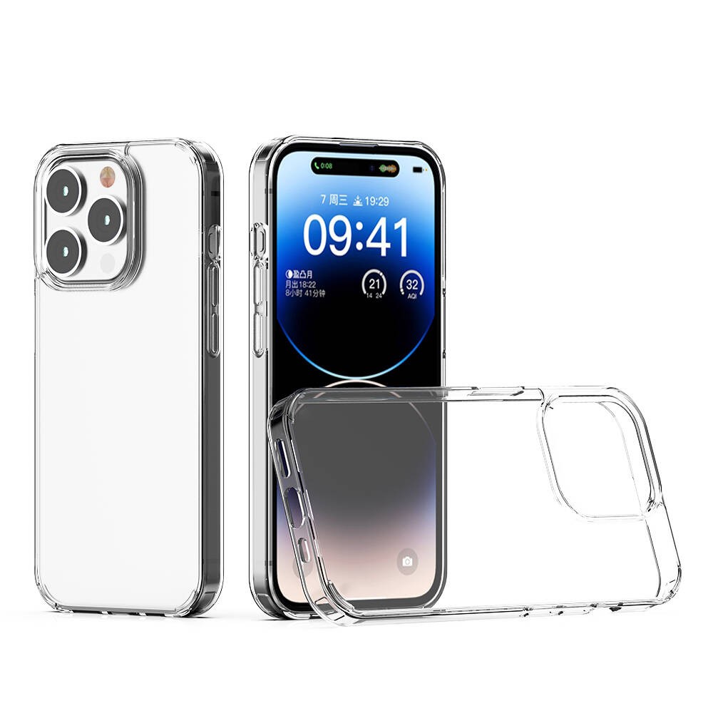 Zore Transparent Case Compatible with iPhone 15 Pro Max