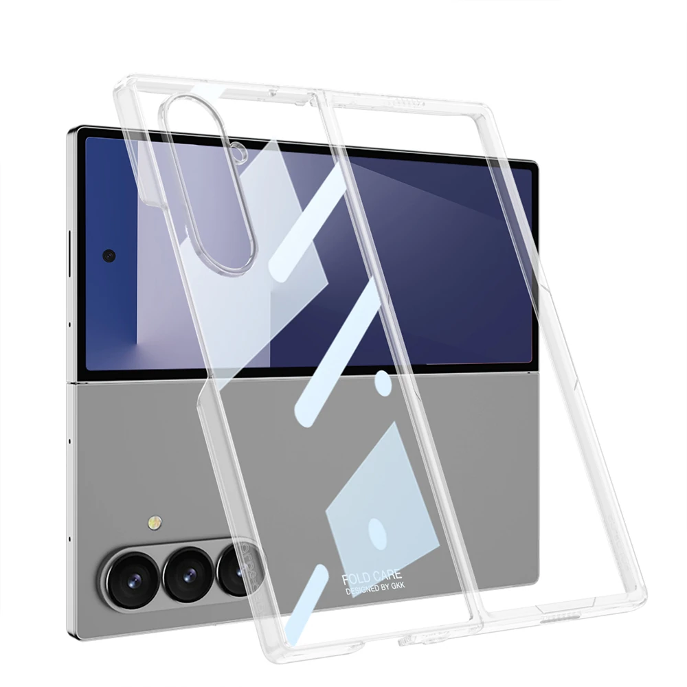 Galaxy Z Fold 7 Kılıf Zore Full Camlı Kıpta Kapak