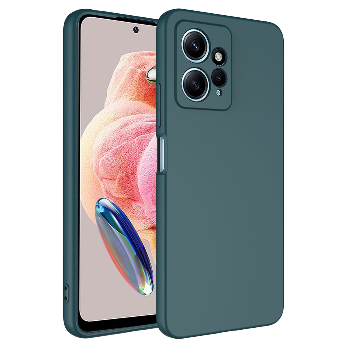 Xiaomi Redmi Note 12 4G Zore Mara Kadife Lansman Kılıf
