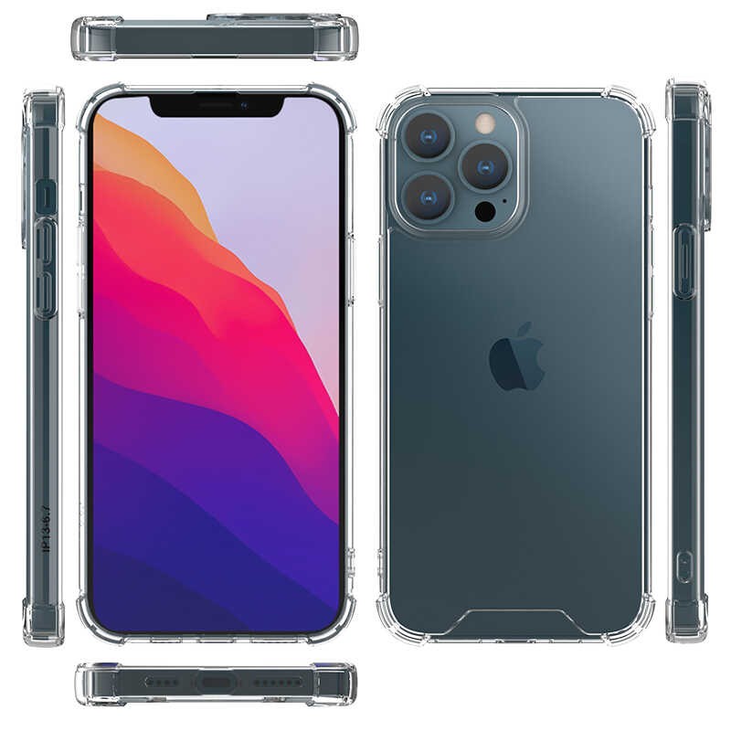iPhone 13 Pro Zore Kamera Korumalı Nitro Anti Shock Silikon Kapak