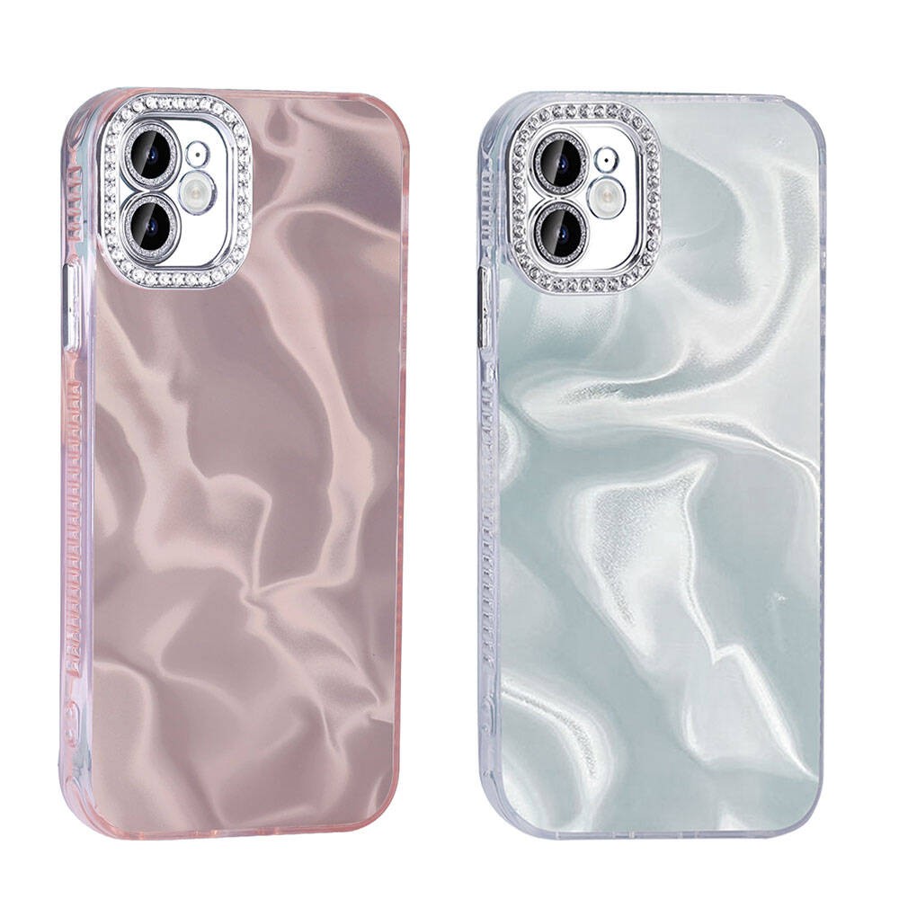 iPhone 11 Case with Airbag Shiny Stone Detail Designed Rona Stone Cover