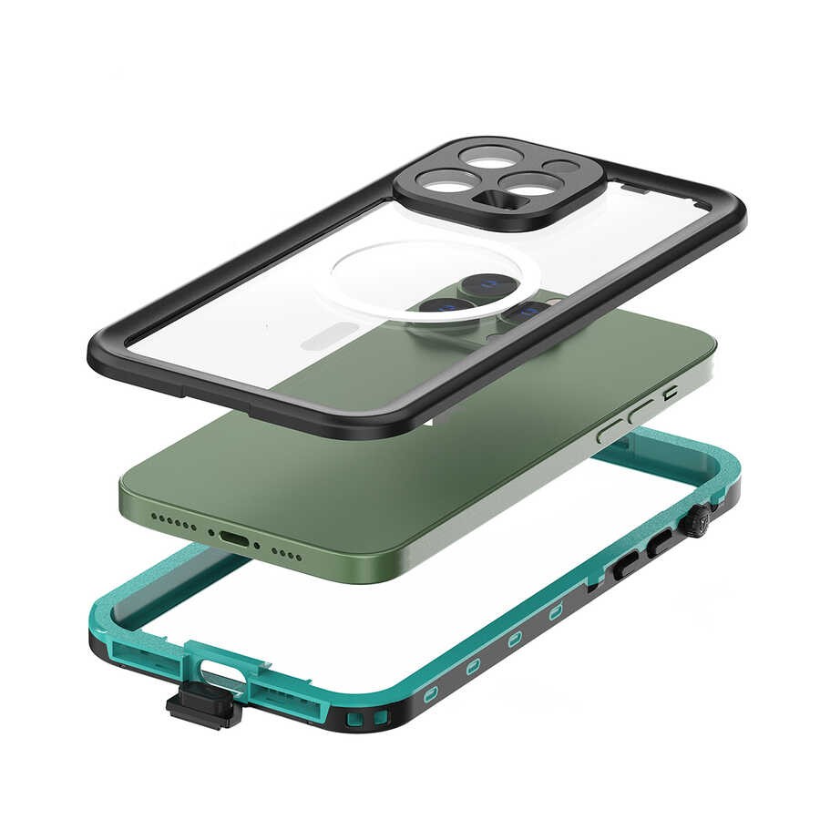 iPhone 14 Pro Max Uyumlu 1-1 Su Geçirmez Kılıf