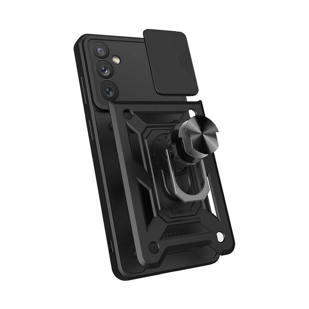 Galaxy A34 Kılıf Magnetik Standlı Kamera Korumalı Zore Sürgülü Vega Kılıf