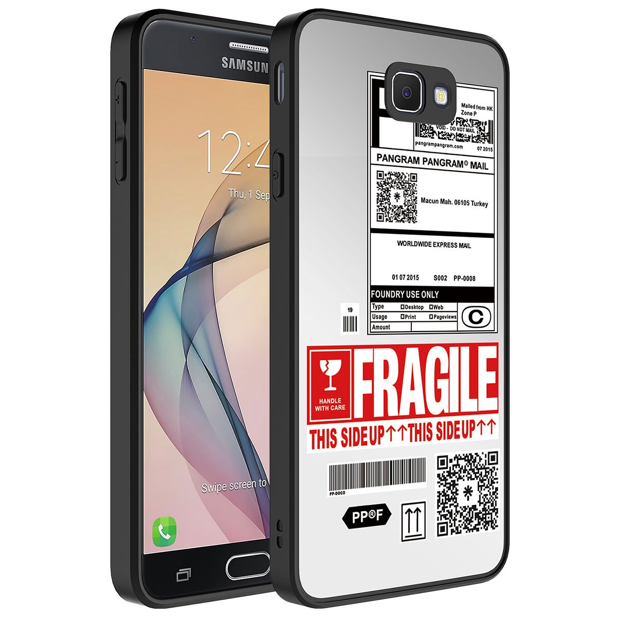 Galaxy J7 Prime Aynalı Desenli Kamera Korumalı Parlak Zore Mirror Kapak