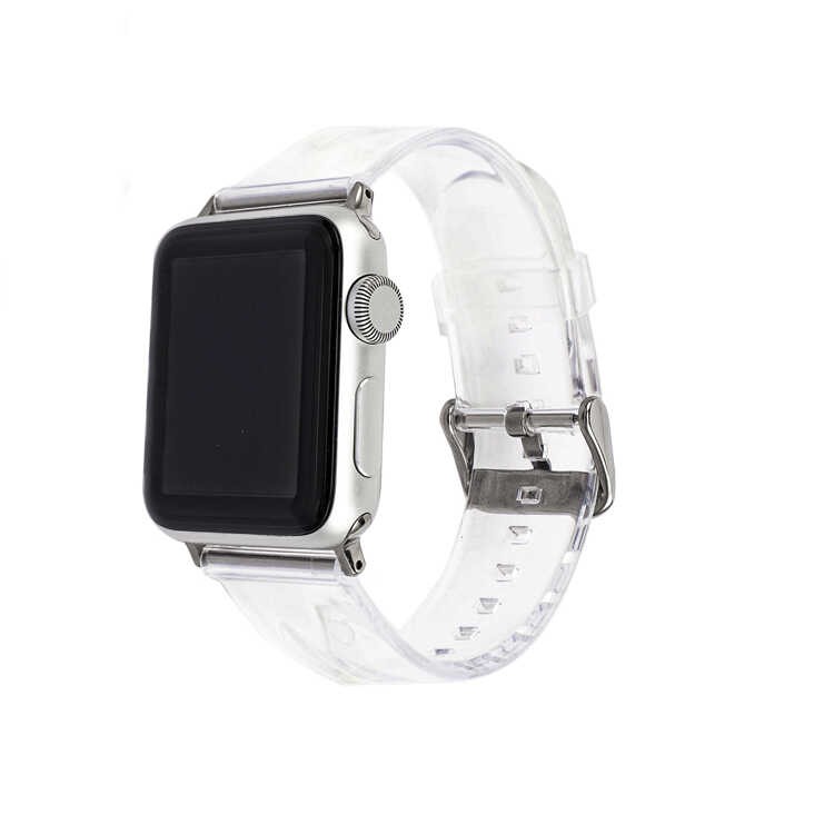 ​​​ Watch 40mm KRD-13 Şeffaf Silikon Kordon