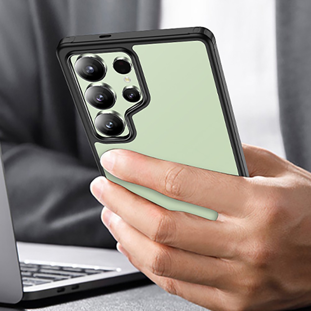 Galaxy S25 Ultra Kamera Korumalı Şeffaf Arka Yüzey Zore New Roll Kılıf