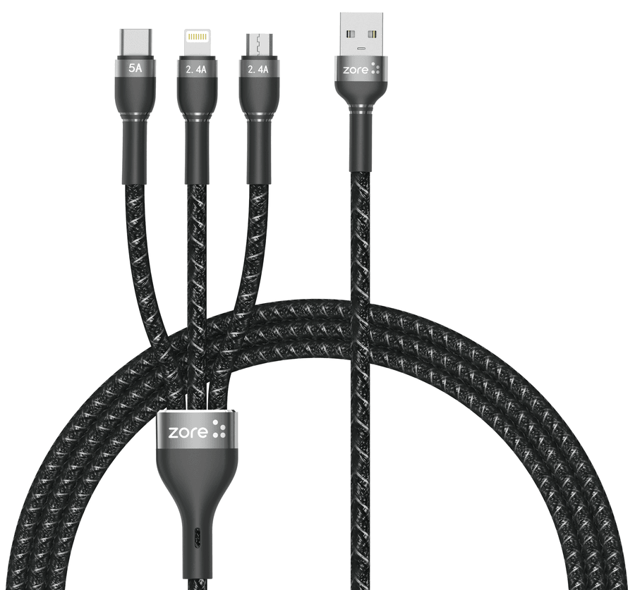 鈥媄ore Shira Series 3in1 USB Cable 150cm