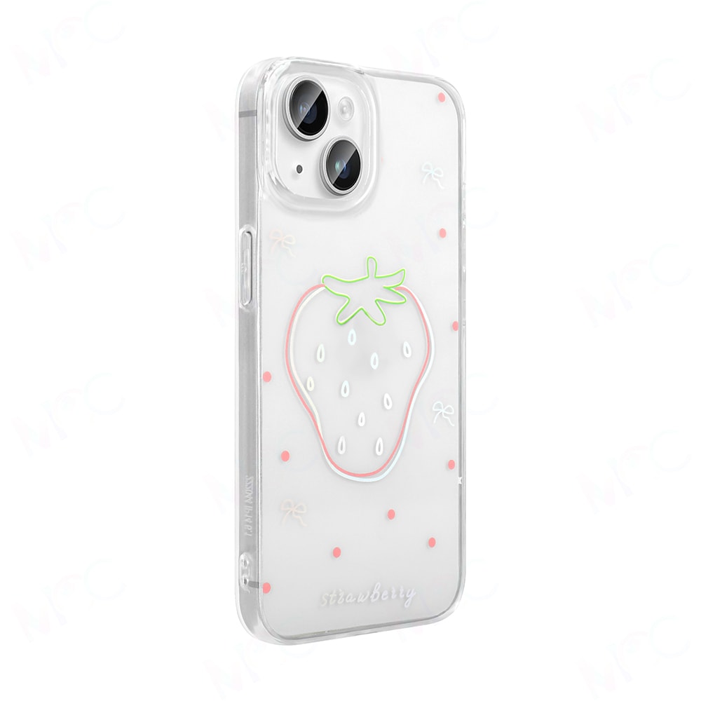 Apple iPhone 14 Kılıf Şeffaf Figürlü Zore Folk Sert Kapak