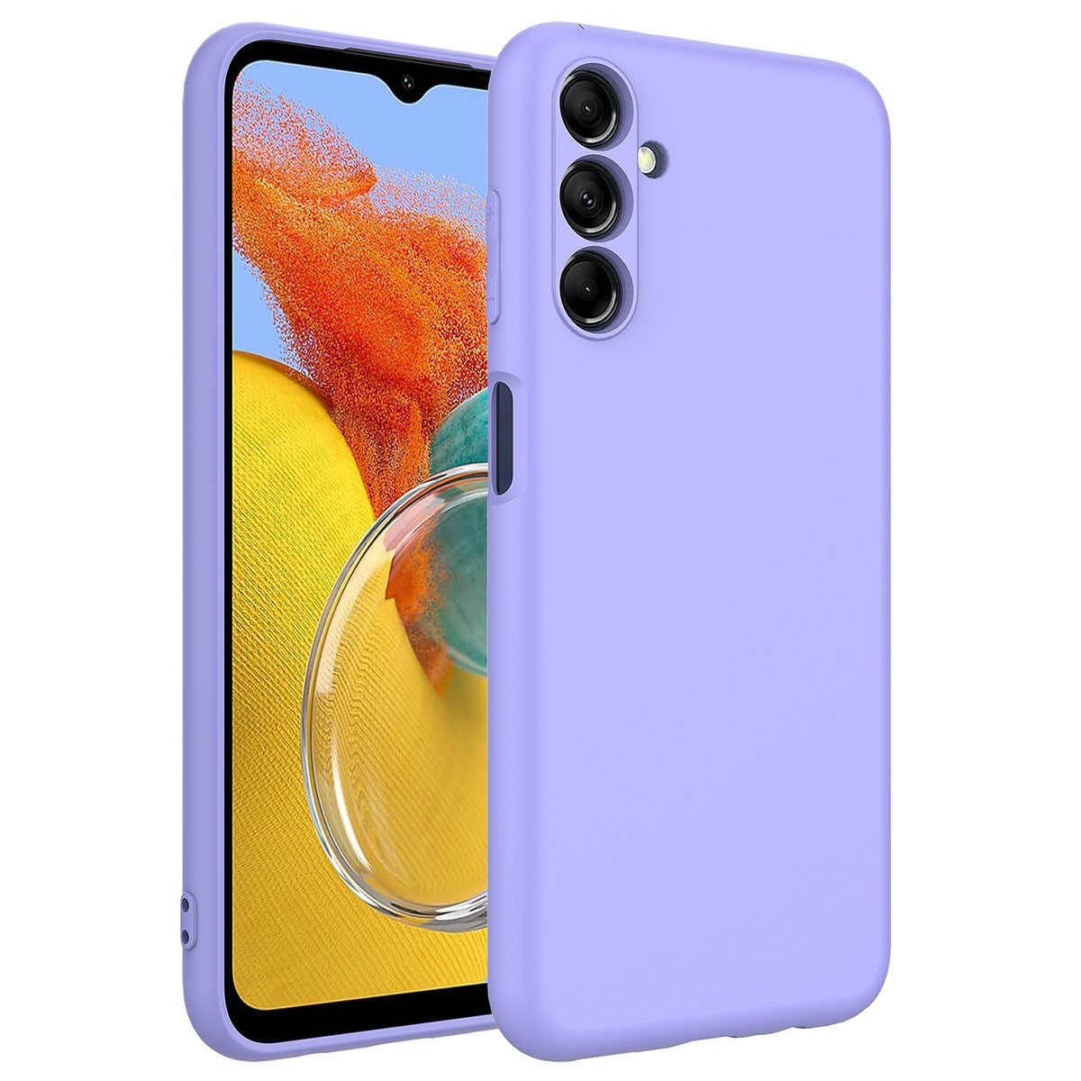 Galaxy M14 Zore Mara Kadife Lansman Kılıf