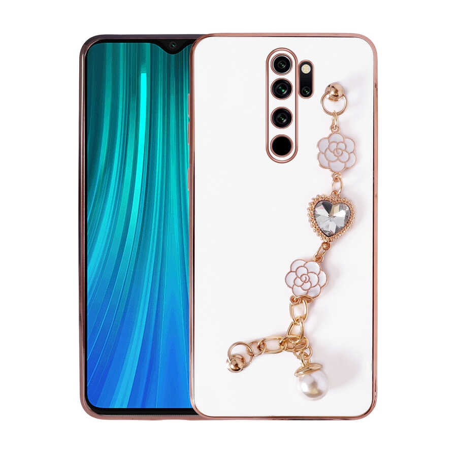 Xiaomi Redmi Note 8 Pro El Tutamaçlı Kamera Korumalı Zore Taka Silikon Kılıf