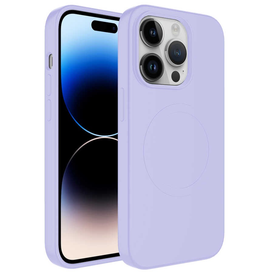 iPhone 11 Pro Max Magsafe Wireless Şarj Özellikli Pastel Renk Silikon Zore Plas