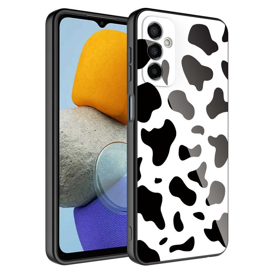 Galaxy M23 Kamera Korumalı Desenli Sert Silikon Zore Epoksi Kılıf