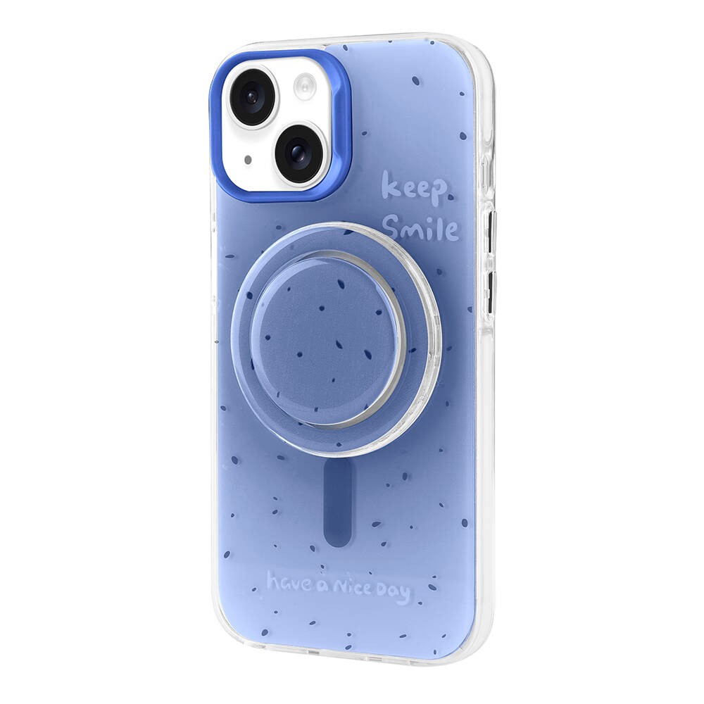 iPhone 15 Rona Tiktok Case with Magsafe Charging Feature and Plug+Removable Pop Socket