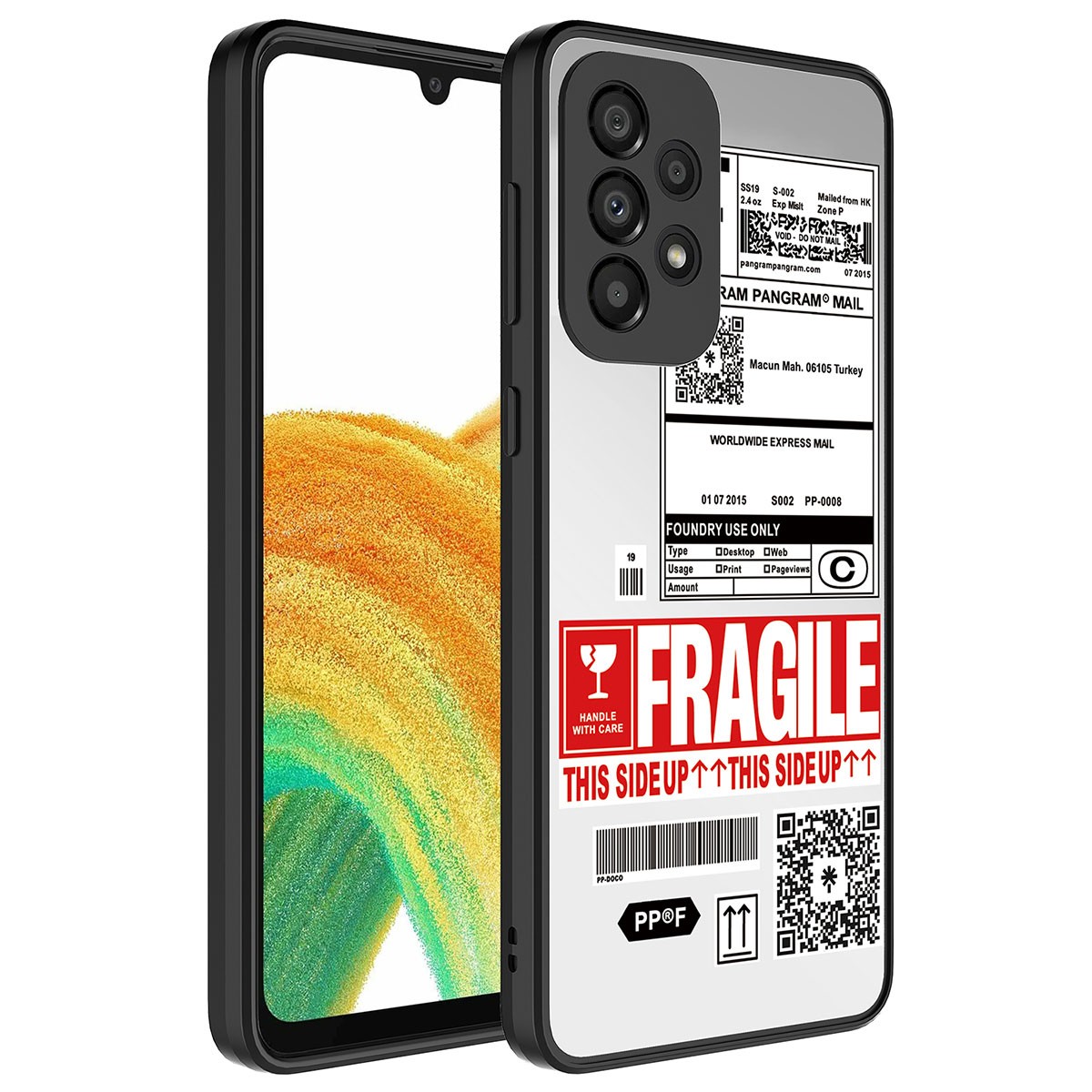 Galaxy A52 Aynalı Desenli Kamera Korumalı Parlak Zore Mirror Kapak