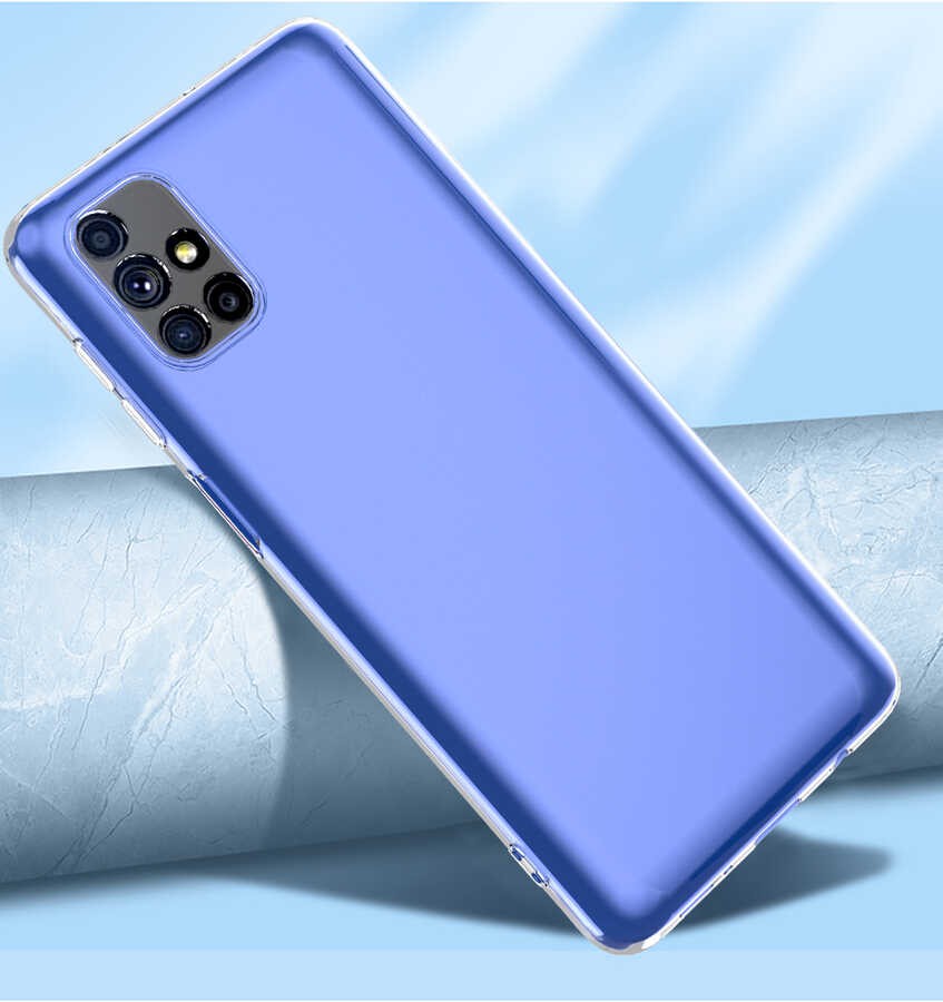 Galaxy M51 Kılıf Zore Kamera Korumalı Süper Silikon Kılıf