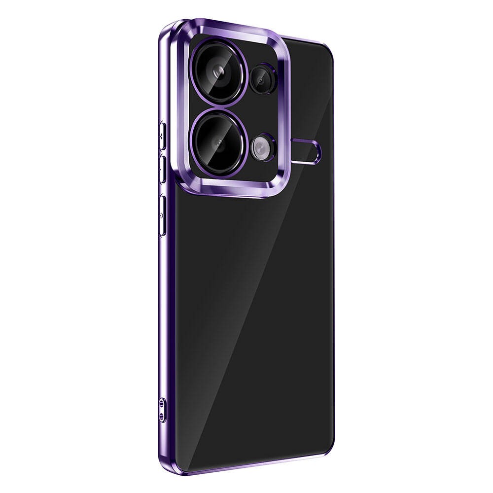 Xiaomi Redmi Note 13 Pro 4G Kamera Korumalı Logo Gösteren Zore Omega Kılıf