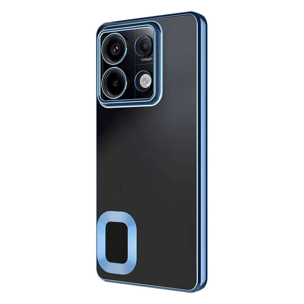 Xiaomi Redmi Note 13 4G Kamera Korumalı Logo Gösteren Zore Omega Kılıf