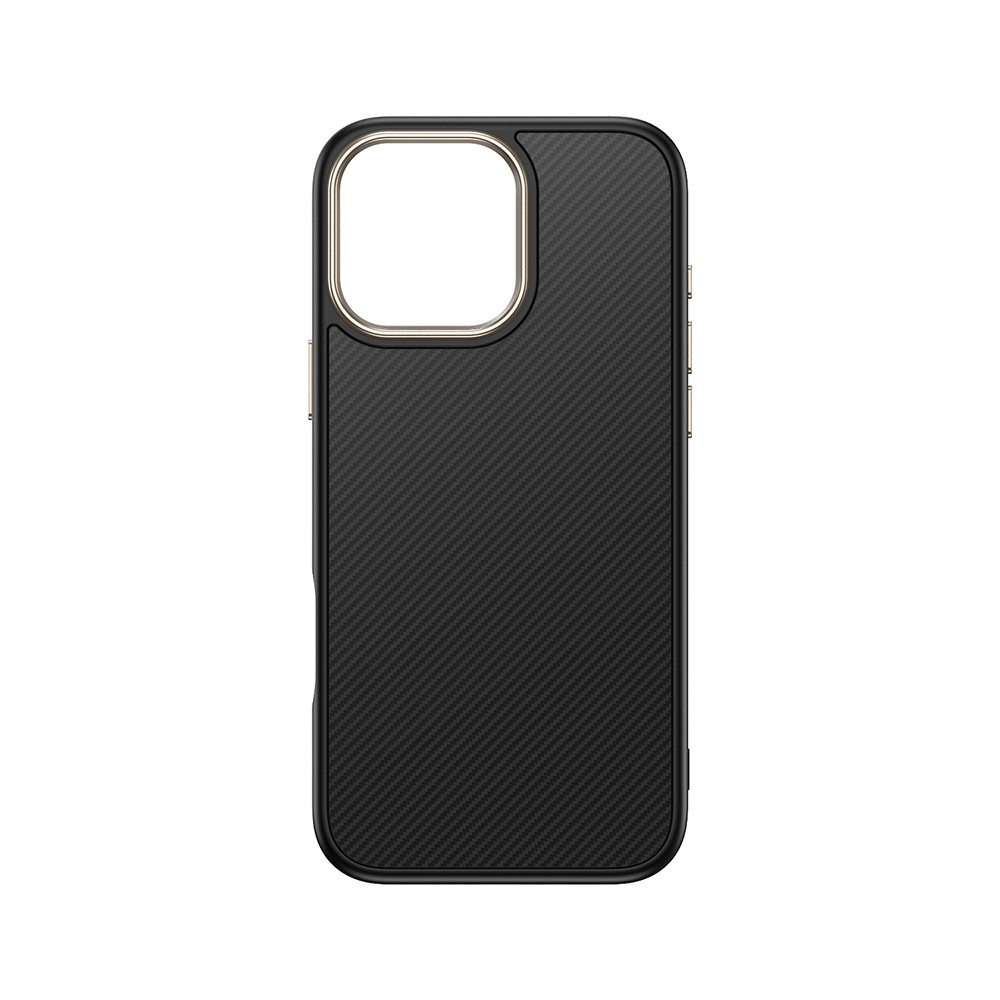 Apple iPhone 16 Pro Max Kılıf M-safe Şarj Özellikli Karbon Fiber Görünümlü Zore Antina Kapak