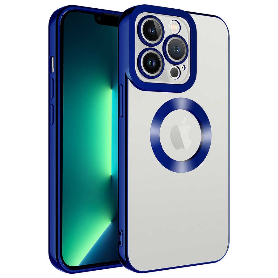 iPhone 11 Pro Max Kamera Korumalı Logo Gösteren Zore Omega Kılıf