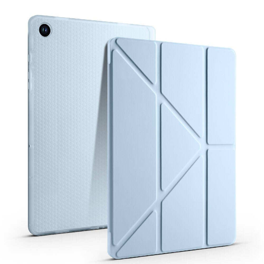 Galaxy Tab A9  Zore Tri Folding Kalem Bölmeli Standlı